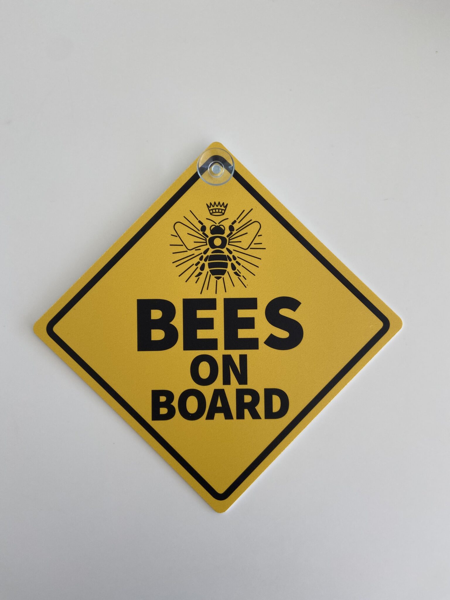 Bees on Board Car Sign Bee the Cure